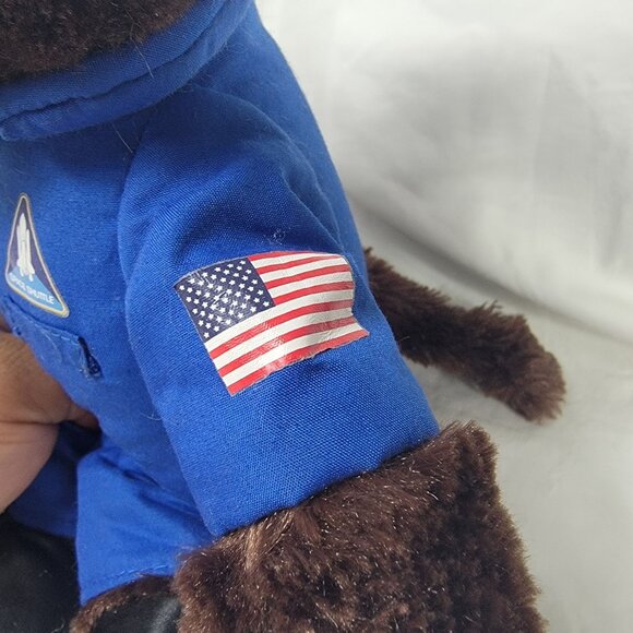 Smithsonian Institute Astronaut Plush Space Monkey Toy American Flag - Picture 5 of 5